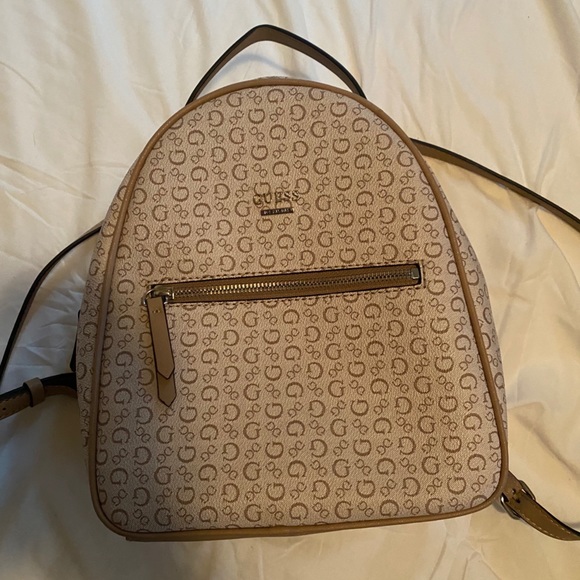 black guess mini backpack